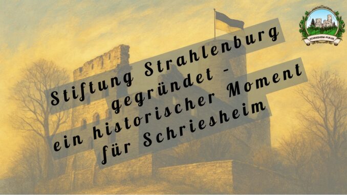 Strahlenburg Stiftung gegründet