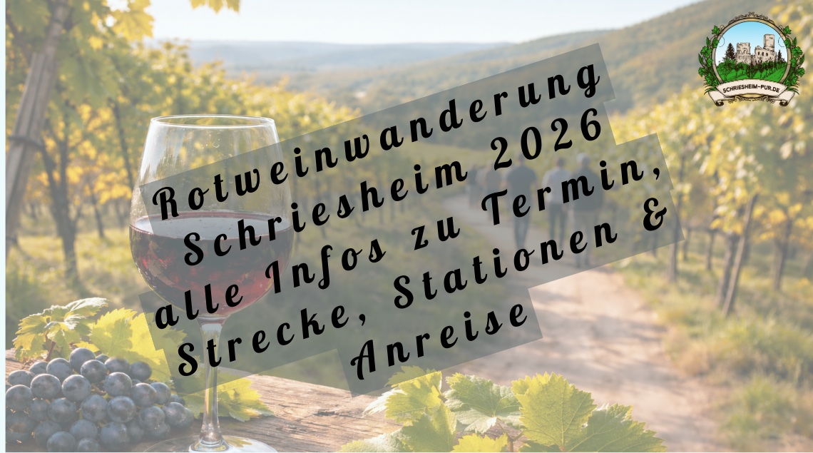 Rotweinwanderung 2026 Schriesheim