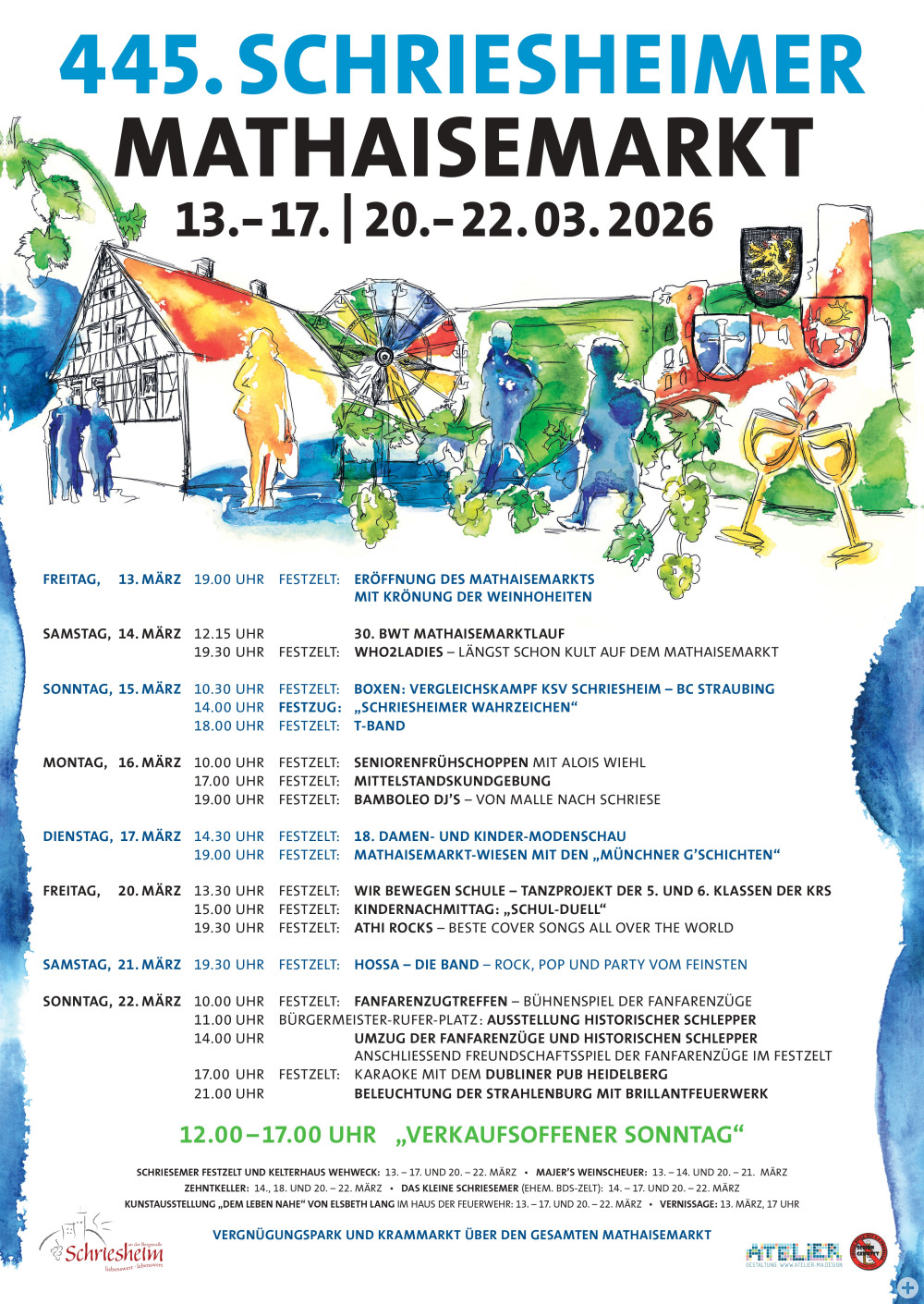 Programm Mathaisemarkt Schriesheim 2026